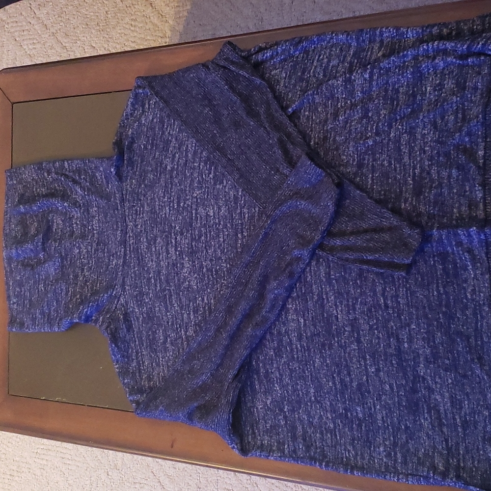 Blue plus size Sonoma Turtleneck